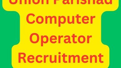 Union Parishad Computer Operator Recruitment Circular