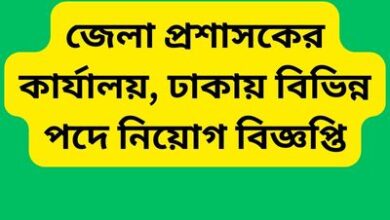 DC Office Dhaka Job Circular