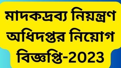 Narcotics Control Directorate recruitment Job circular-2023