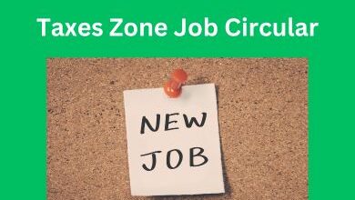 Taxes Zone New Job Circular