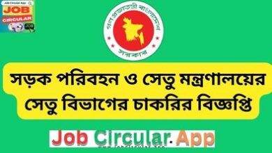 Ministry of Road Transport and Bridges Bridge Division Job Circular BD