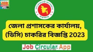 Office of the Deputy Commissioner, (DC) Job Circular