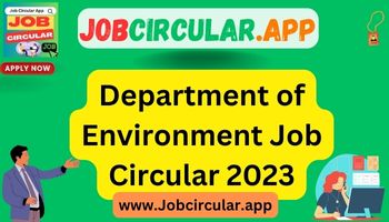 Department of Environment Job 2023