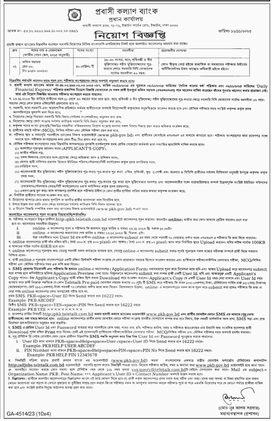 Rajuk Govt Job Circular 2023