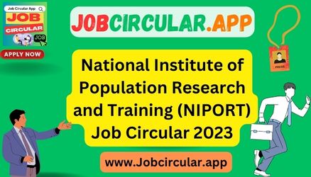 NIPORT Job Circular 2023