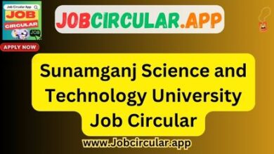 Sunamganj Science and Technology University Job Circular 2023