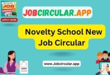 New Job Circular Announcement at Novelty School