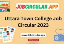Uttara Town College Job Circular