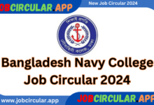 Bangladesh Navy College Job Circular 2024