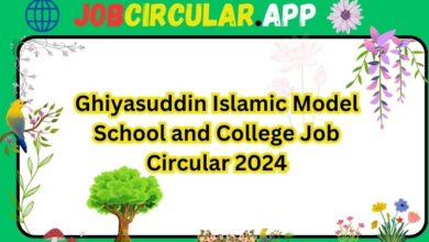 Ghiyasuddin Islamic Model School and College Job Circular 2024