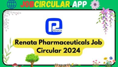 Renata Pharmaceuticals Job Circular 2024